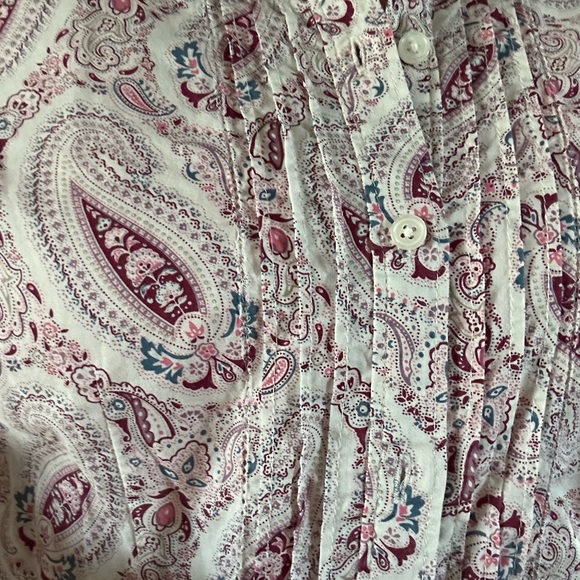 Jacob- 100% cotton paisley button down shirt - Picture 3 of 6